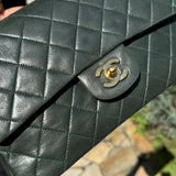 Vintage Medium Classic - Dark Green Lambskin (Series 1)