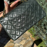 Vintage Medium Classic - Dark Green Lambskin (Series 1)