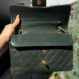 Vintage Medium Classic - Dark Green Lambskin (Series 1)