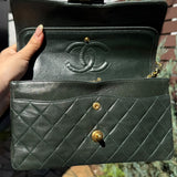 Vintage Medium Classic - Dark Green Lambskin (Series 1)
