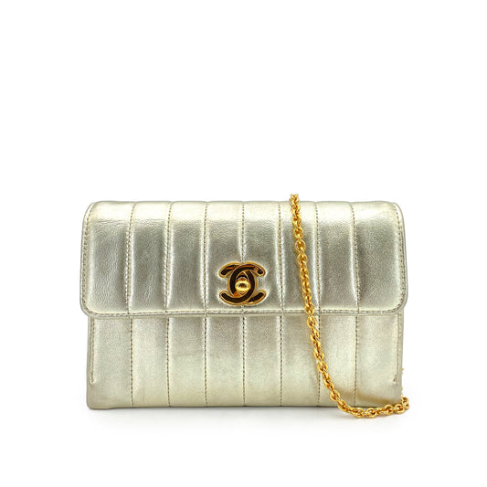 Vintage Mini Mademoiselle - Gold Lambskin