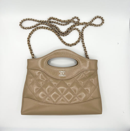 Chanel Beige Mini 31 Shopping Bag