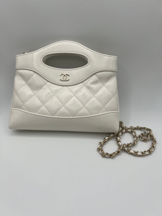 White Mini 31 Shopping Bag