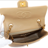 Vintage Small Square Flap - Beige Lambskin